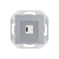 Розетка скрытой установки CADUCEUS ALING PRESTIGE USB, тип С, для зарядки, 1-го устройства, 3А, 5В=, 250В~, механизм