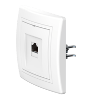 Розетка скрытой установки CADUCEUS ALING PRESTIGE компьютерная с модулем Keystone RJ45 8P8C, cat.6, UTP