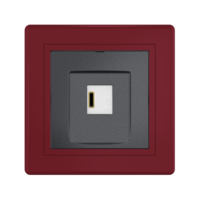 Розетка скрытой установки CADUCEUS ALING PRESTIGE USB, тип С, для зарядки 1-го устройства, 3А, 5В=, 250В~