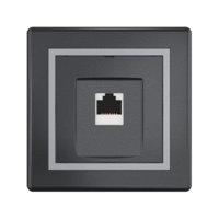 Розетка скрытой установки CADUCEUS ALING PRESTIGE компьютерная с модулем Keystone RJ45 8P8C, cat.6A, S/FTP