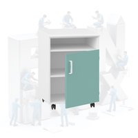 Тумба медицинская с нишей в верхней части ПЛ-ТПр40