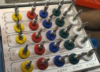 Набор фрез (борфрез) для имплантации зубных протезов 