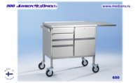 Тележки медицинские 252, 255, 262, 265, 266, 270, 285, 290, 291, 292 - надежность, долговечность, эргономичность